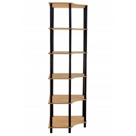 Regał biurowy Dedal-6W 175x56x56 stojak półka BL