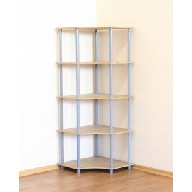 Regał biurowy Dedal-5W 142x56x56 półki GR