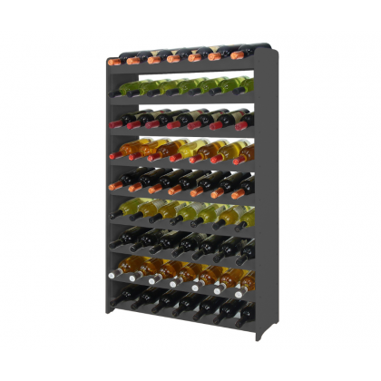 Regał na wino RW-16 /63 butelki/ - Szary