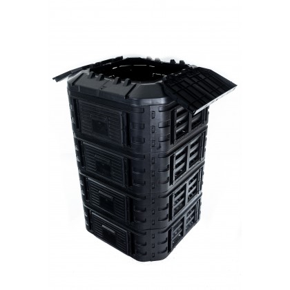 Kompostownik modularny PKMT z drzwiczkami / 1120l / siatka na krety