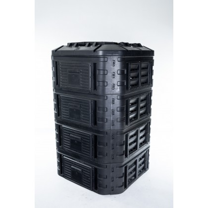 Kompostownik modularny PKMT z drzwiczkami / 1120l / siatka na krety