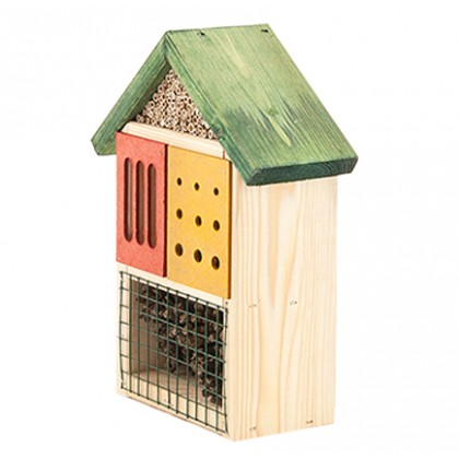 Domek dla owadów /29x16 cm - Zielony Daszek